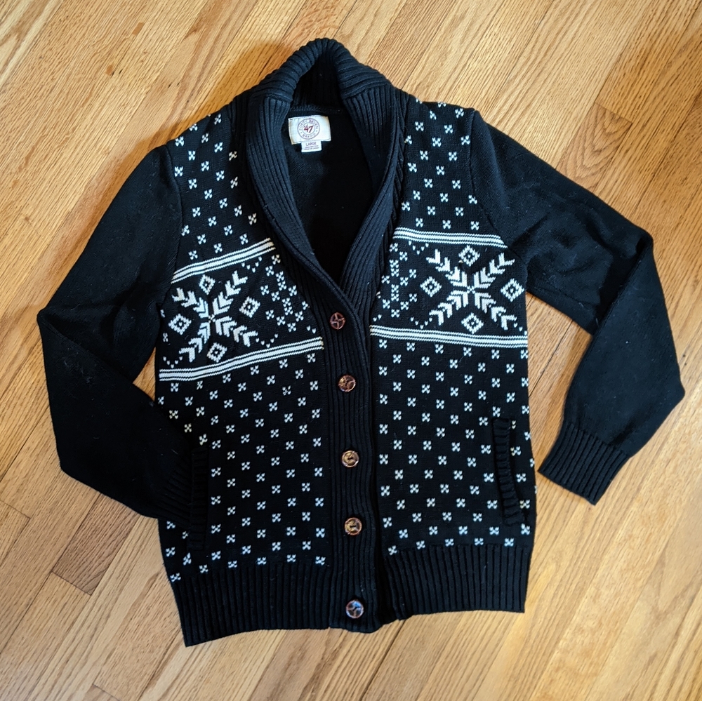 47 Brand Cardigan Sweater  / L